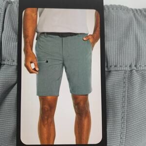 Banana Republic Men’s Comfort Flat Front Shorts Monument Gray Size 36W 9” Inseam